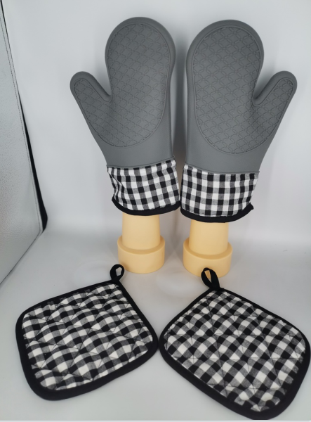 silicone oven mitt & potholder